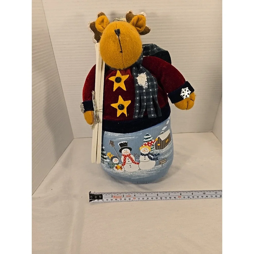 Ski Theme Moose Door Stop 14